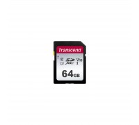 Карта пам'яті Transcend 64GB SDXC class 10 UHS-I U3 V10 (TS64GSDC300S)
