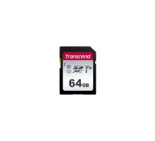 Карта пам'яті Transcend 64GB SDXC class 10 UHS-I U3 V10 (TS64GSDC300S)