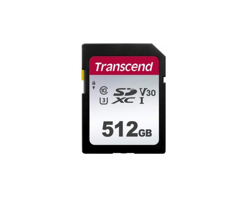 Карта пам'яті Transcend 512GB SDXC class 10 UHS-I (TS512GSDC300S)