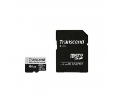 Карта пам'яті Transcend 64GB microSDXC class 10 UHS-I U3 A2 (TS64GUSD340S)