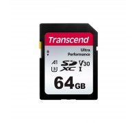 Карта пам'яті Transcend 64GB SD class 10 UHS-I U3 4K (TS64GSDC340S)