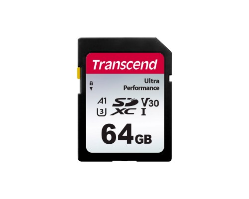 Карта пам'яті Transcend 64GB SD class 10 UHS-I U3 4K (TS64GSDC340S)