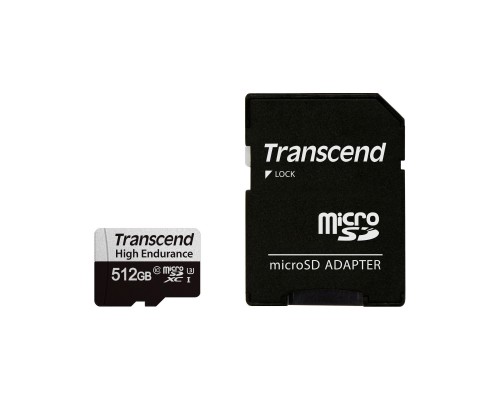 Карта пам'яті Transcend 512GB microSDXC class 10 UHS-I U3 High Endurance (TS512GUSD350V)