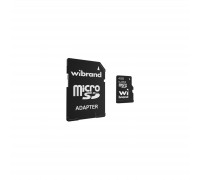 Карта пам'яті Wibrand 4GB microSD class 4 (WICDC4/4GB-A)