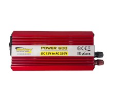 Автомобільний інвертор Bottari DC 12V - AC 230V 600W "POWER-600" (30200-IS)