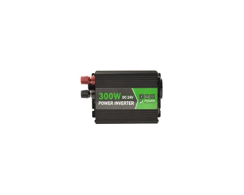Автомобільний інвертор 24V/220V 300W, USB 5V 1A, HYM300-242 PowerPlant (KD00MS0002)