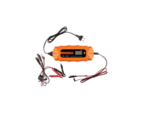 Зарядний пристрій для автомобільного акумулятора Neo Tools 6А/100Вт, 3-150Ач, для кислотних/AGM/GEL (11-892)