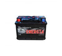 Акумулятор автомобільний ENERGIA 75Ah (+/-) (640EN) (22389)