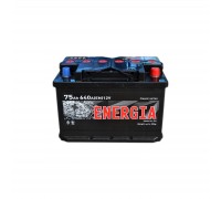 Акумулятор автомобільний ENERGIA 75Ah Ев (-/+) (640EN) (22388)
