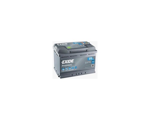 Акумулятор автомобільний EXIDE PREMIUM 77A (EA770)