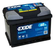 Акумулятор автомобільний EXIDE EXCELL 60Ah Н Ев (-/+) (540EN) (EB602)