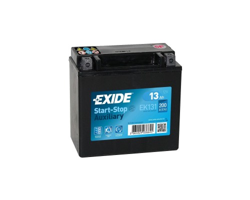 Акумулятор автомобільний EXIDE START STOP AUXILIARY 13Ah (+/-) (200CCA) (EK131)