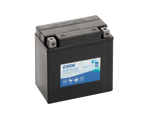 Акумулятор автомобільний EXIDE Ready AGM 9Ah (+/-) (120EN) (AGM12-9)