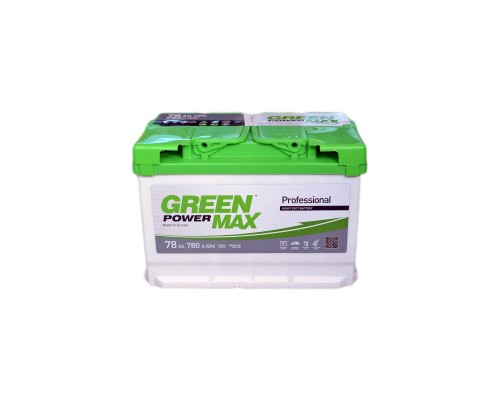 Акумулятор автомобільний GREEN POWER MAX 78Ah (+/-) (780EN) (26093)