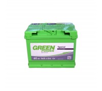 Акумулятор автомобільний GREEN POWER Standart 60Ah (+/-) (540EN) (22359)