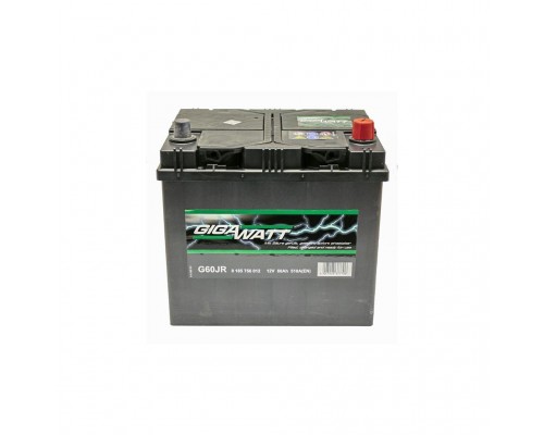 Акумулятор автомобільний GigaWatt 60А (0185756012)