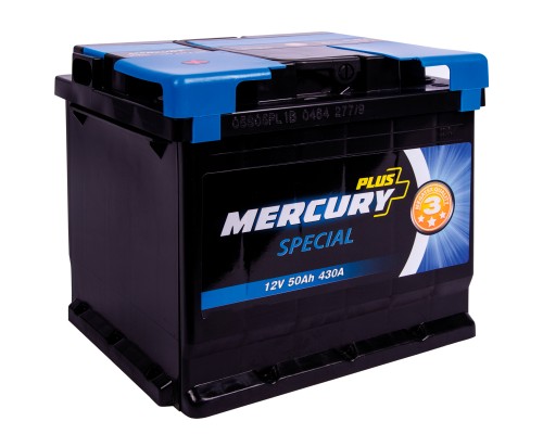 Акумулятор автомобільний MERCURY battery SPECIAL Plus 50Ah (P47297)