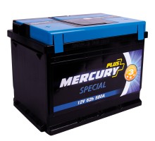 Акумулятор автомобільний MERCURY battery SPECIAL Plus 62Ah (P47289)
