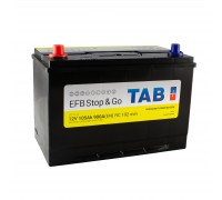 Акумулятор автомобільний TAB 105 Ah/12V Polar S EFB JIS (212 105)