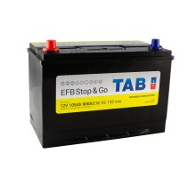 Акумулятор автомобільний TAB 105 Ah/12V Polar S EFB JIS (212 105)