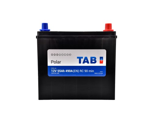 Акумулятор автомобільний TAB 55 Ah/12V Polar S Euro Japan (246 855)