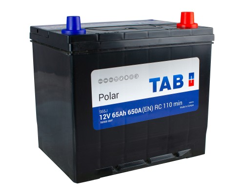 Акумулятор автомобільний TAB 65 Ah/12V Polar S Euro Japan (246 865)