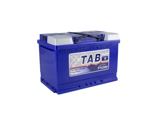 Акумулятор автомобільний TAB 75 Ah/12V Polar Blue Euro (121 075)
