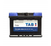 Акумулятор автомобільний TAB 50 Ah/12V Polar (246 050)