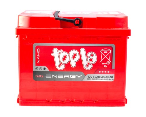 Акумулятор автомобільний Topla 60 Ah/12V Energy Euro (108 060)