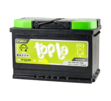 Акумулятор автомобільний Topla 70 Ah/12V AGM Euro (114 070)
