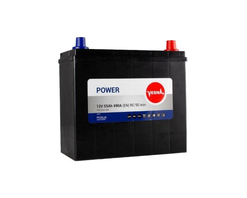 Акумулятор автомобільний Vesna 55 Ah/12V Japan Euro (415 855)