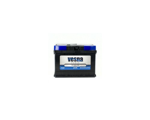 Акумулятор автомобільний Vesna 60 Ah/12V Power Euro (415 262)