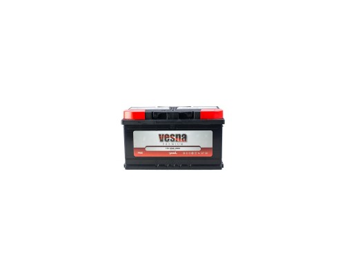 Акумулятор автомобільний Vesna 85 Ah/12V Premium Euro (415 082)