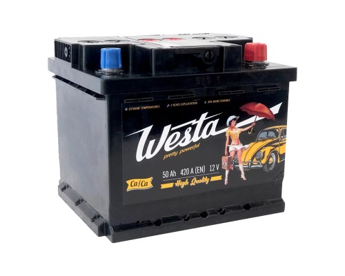 Акумулятор автомобільний Westa 6CT-50 А (1)