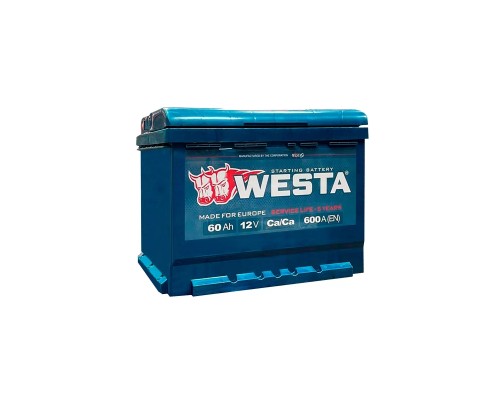 Акумулятор автомобільний Westa 6CT-60 А (1) А 600A