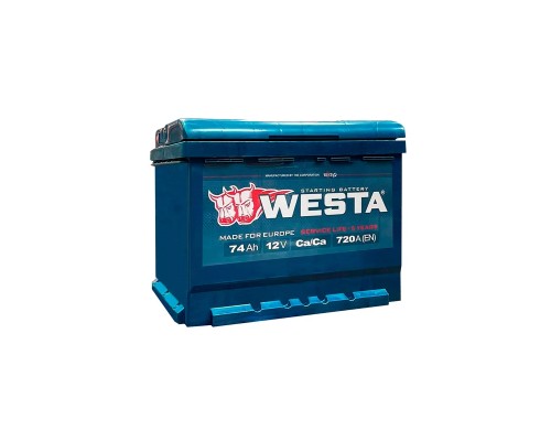 Акумулятор автомобільний Westa 6CT-74 А (0)