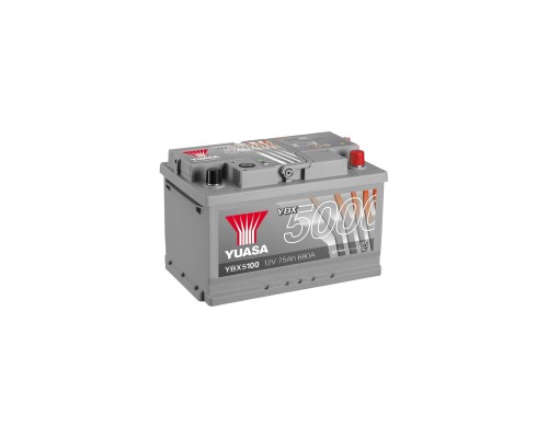 Акумулятор автомобільний Yuasa 12V 75Ah Silver High Performance Battery (YBX5100)