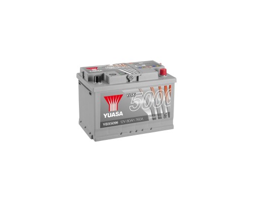 Акумулятор автомобільний Yuasa 12V 80Ah Silver High Performance Battery (YBX5096)