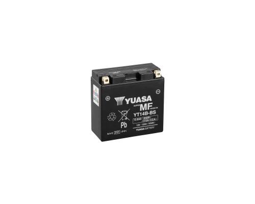Акумулятор автомобільний Yuasa 12V 12,6Ah MF VRLA Battery (YT14B-BS)