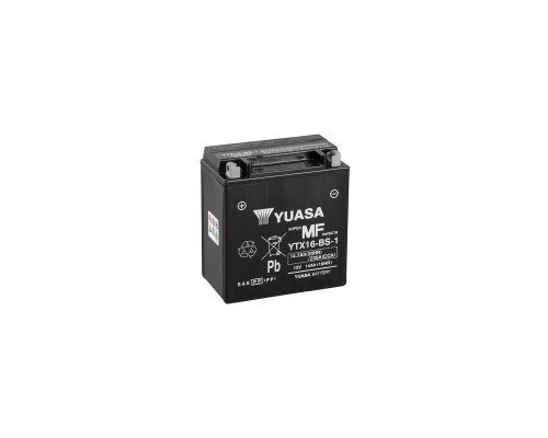 Акумулятор автомобільний Yuasa 12V 14,7Ah MF VRLA Battery (YTX16-BS-1)