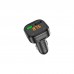 FM модулятор BOROFONE BC43 Flash 2 x USB Black (BC43B)
