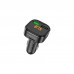 FM модулятор BOROFONE BC43 Flash 2 x USB Black (BC43B)