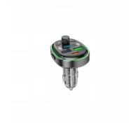 FM модулятор BOROFONE BC47, Gray, Box
