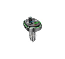 FM модулятор BOROFONE BC47, Gray, Box