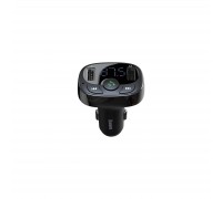 FM модулятор Baseus T Shaped S-09A 2 х USB Type-A, microSD Black (CCMT000001)