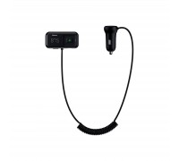 FM модулятор Baseus T Shaped S-16 2 х USB Type-A, microSD, AUX Black (CCMT000201)