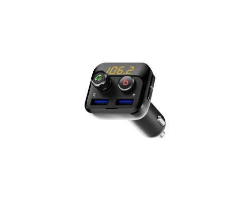 FM модулятор Grand-X 98GRX MegaBass, Bluetooth V5.0 MicroSD, 2USB , MegaBass, han (98GRX)