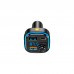 FM модулятор XO BCC08 автомобільний зарядний пристрій MP3/PD/2USB/3,1A Чорни (XO-BCC08)