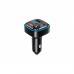 FM модулятор XO BCC08 автомобільний зарядний пристрій MP3/PD/2USB/3,1A Чорни (XO-BCC08)