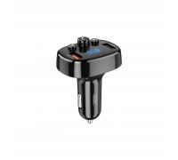 FM модулятор XO XO-BCC03 Car Charger 18W Bluetooth+QC3.0 Quick Charger Black (XO-BCC03)